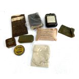 A small quantity of military medical equipment to include Russian first aid kit; joint services