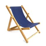 A vintage children's deck chair