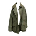 A Hucklecote tweed shooting jacket, size XL, unworn