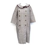 A Harrods Prince of Wales wool dress; together with a Page Boy vintage maternity dress, size 16; two