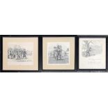 After Snaffles (Charles Johnson Payne, 1884-1967), three prints - 'The Gillie', 'Co-ops', and one