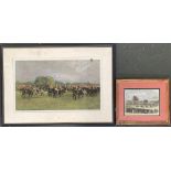 After Lionel Edwards, Household Cavalry, signed in pencil to margin, 37x61; together with a 19th