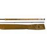 B James and Son England "Richard Walker Mk. IV" Rod - 10ft 2in 2pc split cane Avon rod with close