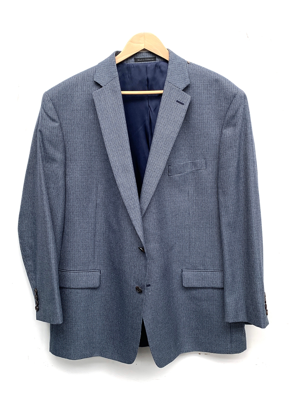 A Ralph Lauren single breasted light tweed jacket, 44" chest; together with a summer weight linen