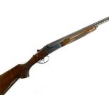 A Spanish Zabala-LP71 side by side 12 bore box lock non ejector shotgun, with safety catch, S/N 12/