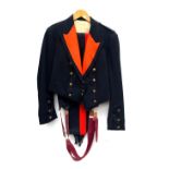 Royal Artillery mess dress - three pieces with buttons, together with a second pair of trousers
