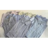 A mixed lot of 10 shirts, 17/17 1/2 " collars, to include Charles Tyrwhitt