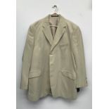 Two linen jackets, approx. 44" chest