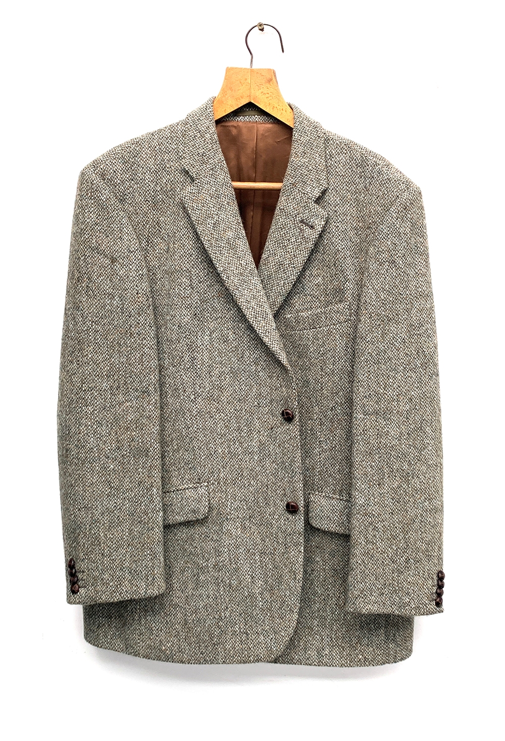 A Harris tweed single breasted jacket, chest 44"