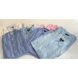 A box of shirts, 17/17 1/2 " collars, mixed colours, to include Hawes & Curtis, Blue Harbour,