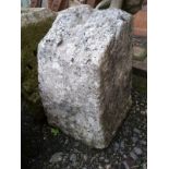 An old staddle stone, 47cmH