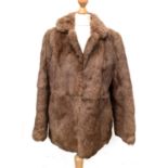 A 'Taube' rabbit fur jacket