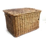 A large wicker basket, 71x47x44cm