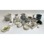 A mixed lot of ceramics to include Portmeirion Botanical Garden; Wedgwood 'Boncath'; Royal