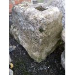 An old staddle stone, 44cmH
