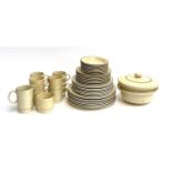A quantity of Poole pottery dinnerware, 44 pieces