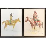 After Frederic Remington, (American 1861-1909), 'A Cheyenne Buck' Penn Prints; together with ' A