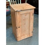 A vintage pine pot cupboard, 40x36x68cmH
