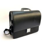 A Zero Halliburton gent's briefcase with shoulder strap, 43cm wide