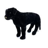 A Melissa & Doug black labrador stuffed toy