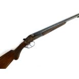 A Pieper 12 bore side by side ejector shotgun, S/N 40957, length of barrel 29.5"; together with a