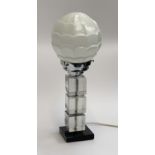 An Art Deco style table lamp, approx. 47cm