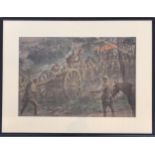 Snaffles (Charles Johnson Payne 1884-1967), colour print, 36x52cm
