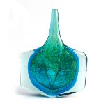 A large Mdina glass ''Fish'' vase designed by Michael Harris