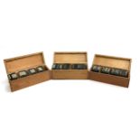 Glass lantern slides, mainly photographic and depicting maritime, constellations, views, street