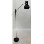 An adjustable floorstanding lamp, 140cmH