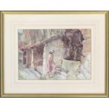 After William Russell Flint, 'The Wishing Well', 24x35cm