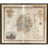 A map of the county of Hereford, by Greenwood & Co., 65x77cm