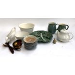 A mixed lot of ceramics to include Arthur Wood; Denby; Cabbageware hors d'oeuvre dish; stoneware