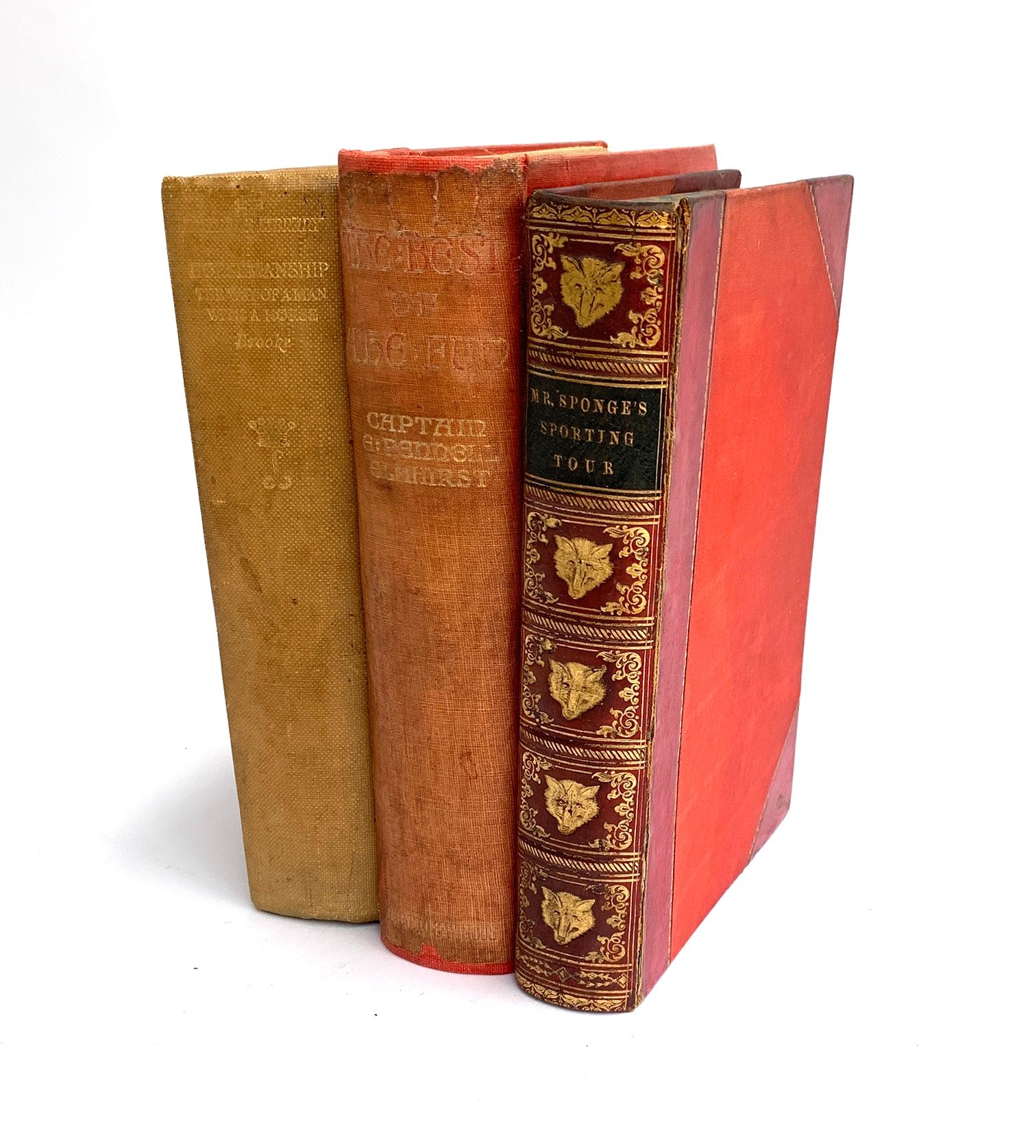 R.S. Surtees, 'Mr Sponge's Sporting Tour', 1st ed., London 1853, hand coloured frontis and 12 hand
