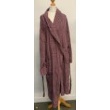 A Lloyd Atree Smith silk gent's dressing gown, size XL; together with a Joseph Turner nightshirt, XL