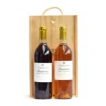 Fortnum & Mason Sauternes, Chateau Briatte, 1992 and 1990 (75cl/14%), 2 bottles in wooden box