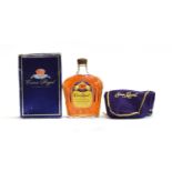 Crown Royal Canadian Whisky (70cl, 40%), boxed in felt purse