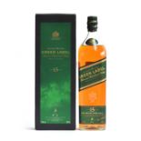 Johnnie Walker Green Label 15 Year Old Blended Scotch Whisky (75cl/43%) boxed