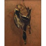 Hanging Game - a Brace of Mallard Duck, oil on board, 54 x 43cm