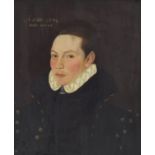 Attrib. George Gower (circa 1540-1596 London), portrait of Sir Francis Willoughby (1546/7?1596),