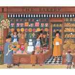 Margaret Pullee (1910-2003) 'The Bakery' signed lr.lt., oil on board, 51 x 61cm