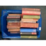 A mixed box of books, mainly hardback, to include Andersen fairy tales, Victor Hugo, George Eliot,