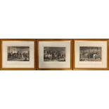 After J.F Herring Senr., Fore's Stable Scenes plates 2,3 & 4, each 25x33cm (3)