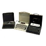 An Empire aristocrat portable typewriter, together with a Royal 200 portable typewriter and an