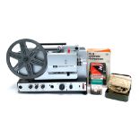 A Noris Norisound 110D cine projector, with accessories