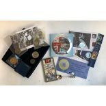 A collection of British coins to include millennium uncirculated coin collection, 50th anniversary