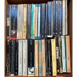 A mixed box of 33 Penguin paperbacks to include George Eliot, James Joyce, Plato, Sophocles,