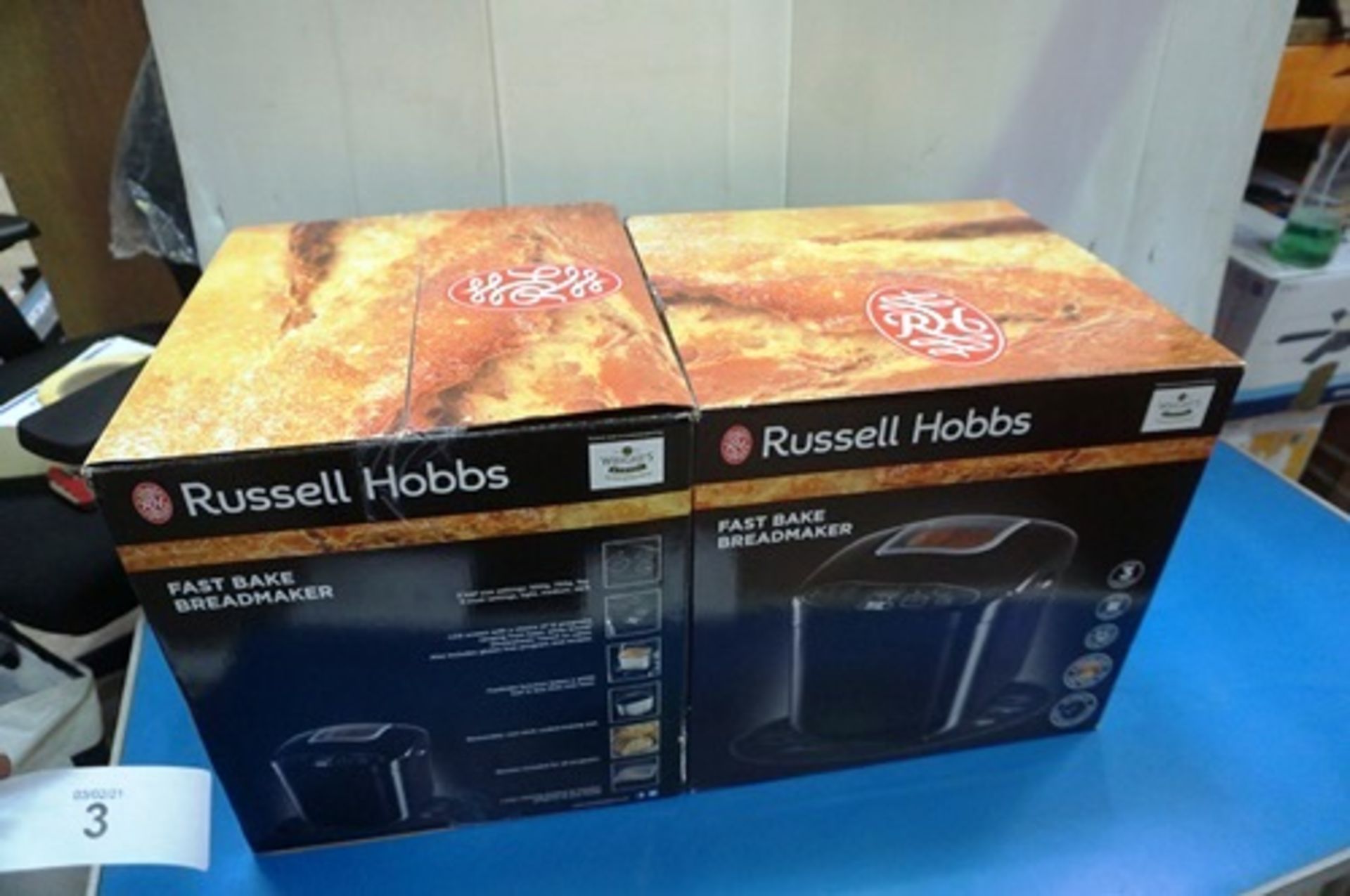 2 x Russell Hobbs Fast Bake bread makers, model 23620 - New in box (ES7) - Image 2 of 2