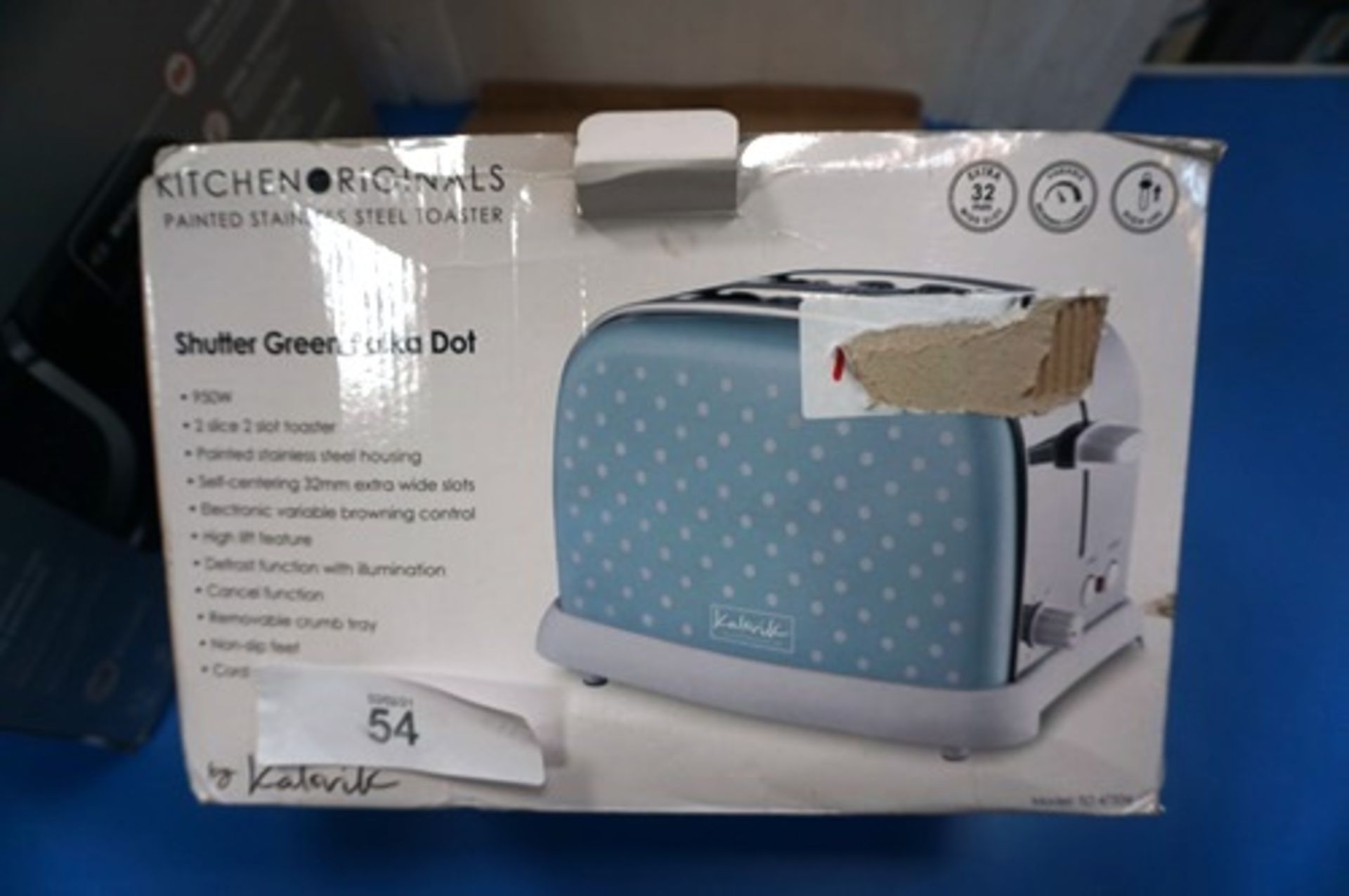 A Tassimo coffee machine, model TAS6002GB together with Polka Dot green 2 slice toaster, model 47334 - Image 3 of 3