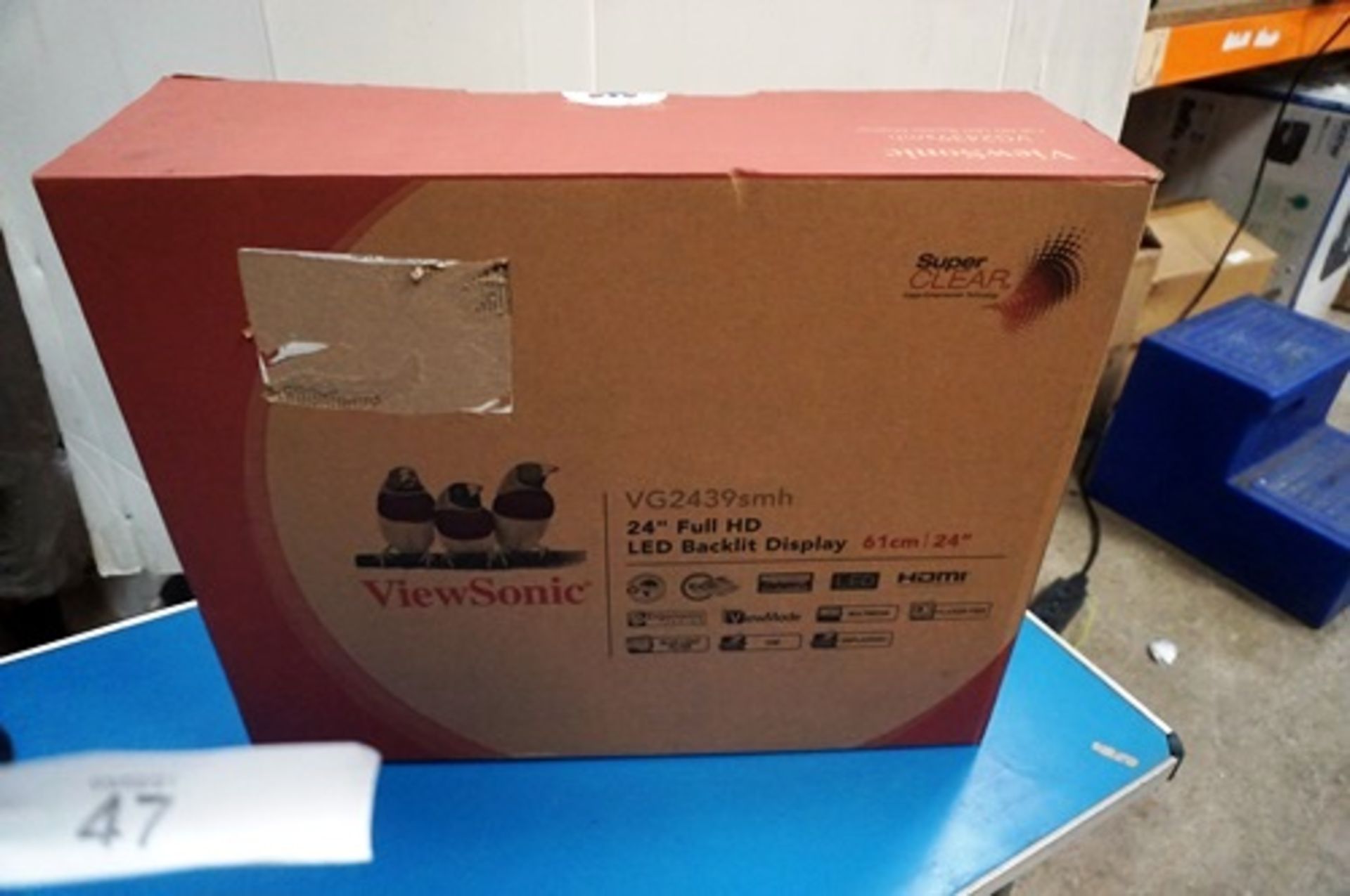 A Viewsonic 24" HD monitor, model VG2439SMH-2 - Sealed new in box (ES3)